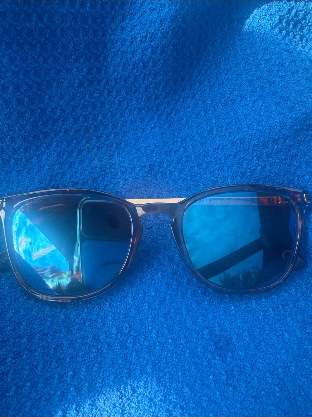 Panama Jack Women's Sunglasses with Blue Mirrored Lenses
